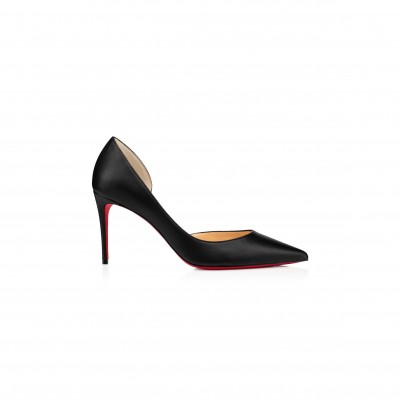 CHRISTIAN LOUBOUTIN IRIZA 85 MM PUMPS-NAPPA LEATHER-BLACK-WOMEN 1210648BK01